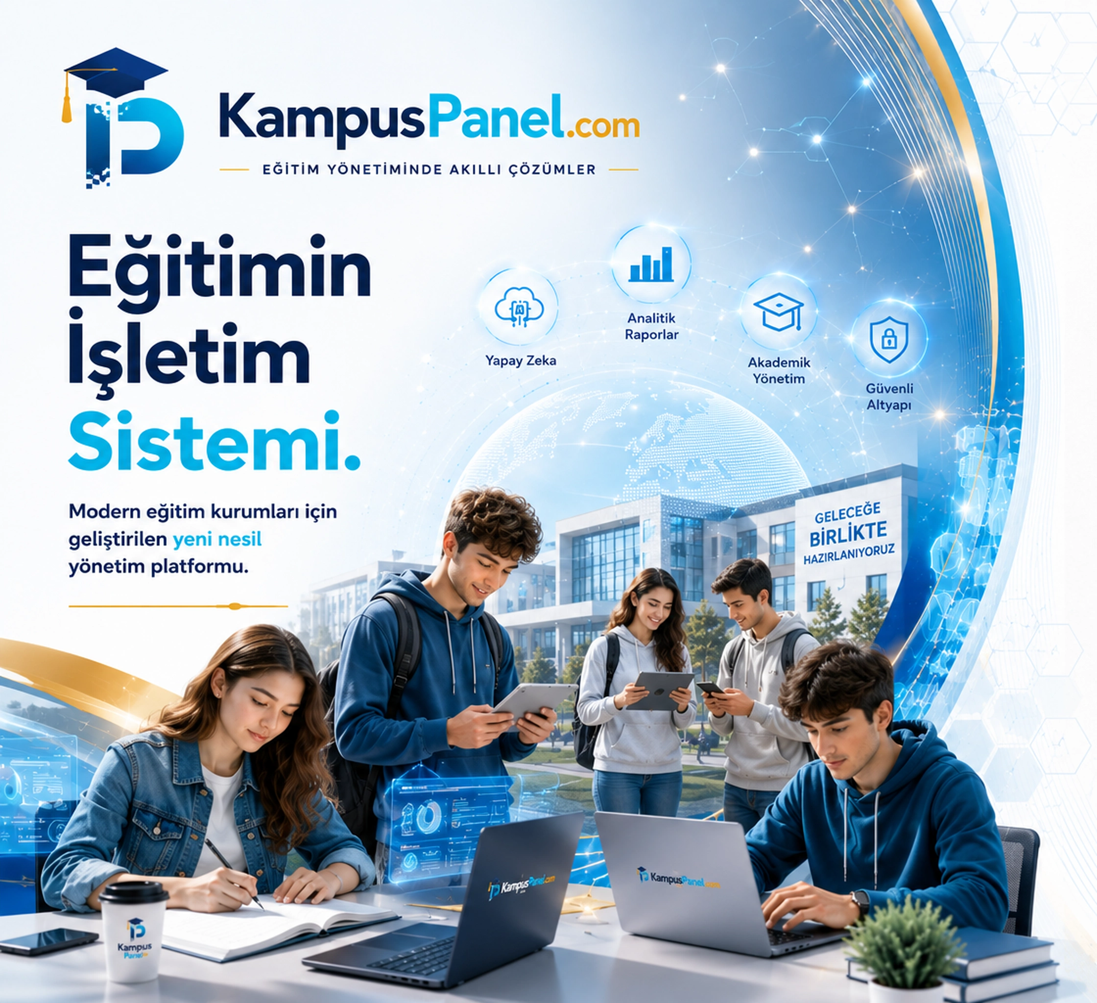 Girne Akademi Panel eğitim yönetim sistemi tanıtım görseli
